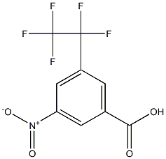 3-NITRO-5-(PENTAFLUOROETHYL)BENZOIC ACID 结构式