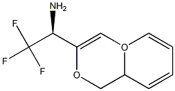 1-(2H,3H-BENZO[3,4-E]1,4-DIOXIN-6-YL)(1S)-2,2,2-TRIFLUOROETHYLAMINE 结构式