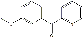 2-(3-METHOXYBENZOYL)PYRIDINE 结构式