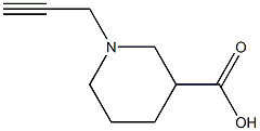 1-PROP-2-YNYLPIPERIDINE-3-CARBOXYLIC ACID 结构式