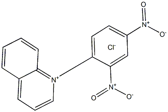 1-(2,4-DINITROPHENYL)-QUINOLINIUM CHLORIDE 结构式