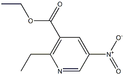 ETHYL 2-ETHYL-5-NITRONICOTINATE 结构式