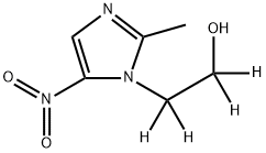 甲硝唑-D4 结构式