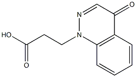 3-(4-OXOCINNOLIN-1(4H)-YL)PROPANOIC ACID 结构式