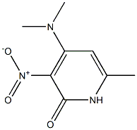 4-(DIMETHYLAMINO)-6-METHYL-3-NITROPYRIDIN-2(1H)-ONE 结构式