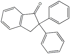 DIPHENYLINDANONE 结构式