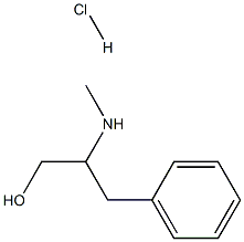 BETA-METHYLAMINO PHENYLPROPYL ALCOHOL HCL 结构式