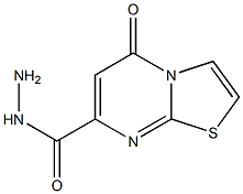 5-OXO-5H-[1,3]THIAZOLO[3,2-A]PYRIMIDINE-7-CARBOHYDRAZIDE 结构式