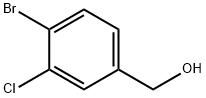 (4-BROMO-3-CHLORO-PHENYL)-METHANOL 结构式