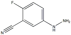 3-CYANO-4-FLUOROPHENYLHYDRAZINE 结构式