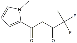 4,4,4-TRIFLUORO-1-(1-METHYLPYRROL-2-YL)BUTANE-1,3-DIONE 结构式