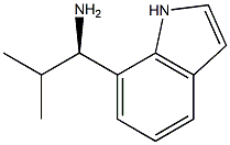 (1R)-1-INDOL-7-YL-2-METHYLPROPYLAMINE 结构式