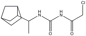 N-[[(1-BICYCLO[2.2.1]HEPT-2-YLETHYL)AMINO]CARBONYL]-2-CHLOROACETAMIDE 结构式