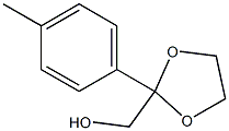 [2-(4-METHYLPHENYL)-[1,3]DIOXOLAN-2-YL]METHANOL 结构式