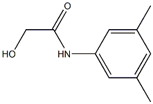 N-(3,5-DIMETHYLPHENYL)-2-HYDROXYACETAMIDE 结构式