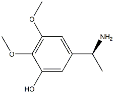 5-((1S)-1-AMINOETHYL)-2,3-DIMETHOXYPHENOL 结构式
