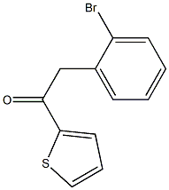 2-(2-BROMOPHENYL)-1-(2-THIENYL)ETHAN-1-ONE 结构式
