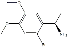 (1R)-1-(2-BROMO-4,5-DIMETHOXYPHENYL)ETHYLAMINE 结构式