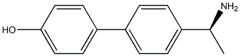 4-[4-((1S)-1-AMINOETHYL)PHENYL]PHENOL 结构式