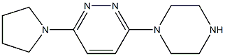 3-哌嗪-6-吡咯烷基-哒嗪 结构式