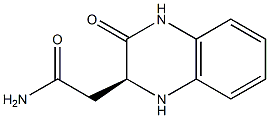 2-[(2S)-3-OXO-1,2,3,4-TETRAHYDROQUINOXALIN-2-YL]ACETAMIDE 结构式