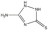 5-Amino-1,2-dihydro-3H-1,2,4-triazole-3-thione 结构式