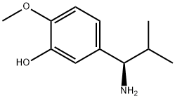5-((1R)-1-AMINO-2-METHYLPROPYL)-2-METHOXYPHENOL 结构式