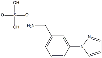 3-Pyrazol-1-yl-benzylamine sulfate 结构式