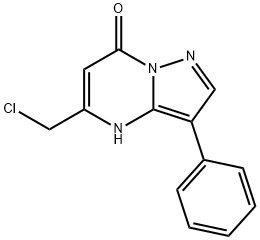 5-(Chloromethyl)-3-phenylpyrazolo[1,5-a]pyrimidin-7(4H)-one 结构式