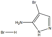 4-BROMO-2H-PYRAZOL-3-YLAMINE HYDROBROMIDE 结构式