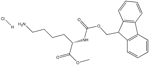 FMOC-LYS-OME.HCL 结构式