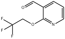 2-(2,2,2-三氟乙氧基)吡啶基甲醛 结构式