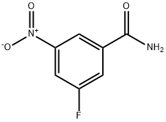 3-氟-5-硝基苯甲酰胺 结构式