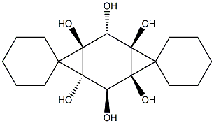1,2:4,5-DICYCLOHEXYLIDENE-L-MYO-INOSITOL 结构式