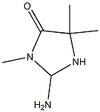 2-AMINO-3,5,5-TRIMETHYL-IMIDAZOLIDIN-4-ONE 结构式
