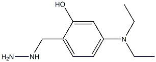 2-HYDROXY-4-DIETHYLAMINO-BENZYL-HYDRAZINE 结构式