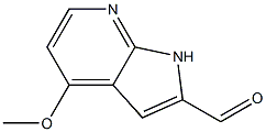2-羰基-4甲氧基-7-氮杂吲哚 结构式