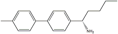 (1S)-1-[4-(4-METHYLPHENYL)PHENYL]PENTYLAMINE 结构式