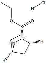 ETHYL (1R,3S,4S)-2-AZABICYCLO[2.2.1]HEPTANE-3-CARBOXYLATE HYDROCHLORIDE 结构式