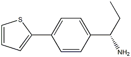 (1S)-1-(4-(2-Thienyl)phenyl)propylamine 结构式