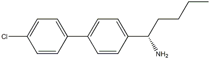 (1S)-1-[4-(4-CHLOROPHENYL)PHENYL]PENTYLAMINE 结构式