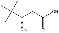 (S)-3-AMINO-4,4-DIMETHYL-PENTANOIC ACID 结构式