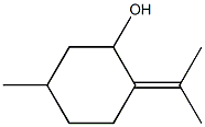 5-METHYL-2-(1-METHYLETHYLIDENE)CYCLOHEXANOL 结构式