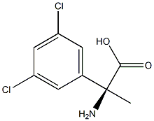 (2S)-2-AMINO-2-(3,5-DICHLOROPHENYL)PROPANOIC ACID 结构式