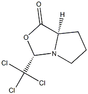 (3S)-TRICHLOROMETHYL-CIS-TETRAHYDROPYRROLO[1,2-C]OXAZOL-1-ONE 结构式