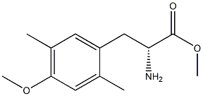 METHYL (2R)-2-AMINO-3-(4-METHOXY-2,5-DIMETHYLPHENYL)PROPANOATE 结构式