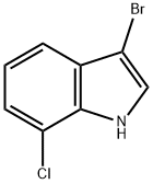 3-溴-7-氯吲哚 结构式