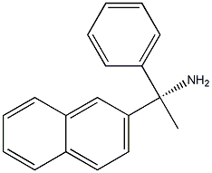 (1S)-1-(2-NAPHTHYL)-1-PHENYLETHYLAMINE 结构式
