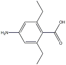 4-AMINO-2,6-DIETHYLBENZOIC ACID 结构式