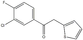 3'-Chloro-4'-fluoro-2-thienylacetophenone 结构式